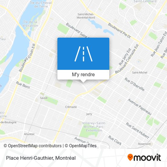 Place Henri-Gauthier plan