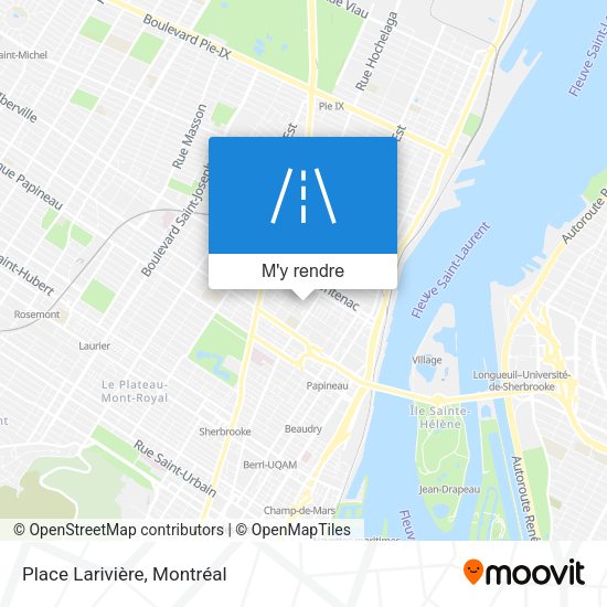 Place Larivière plan