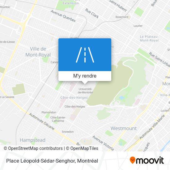 Place Léopold-Sédar-Senghor plan