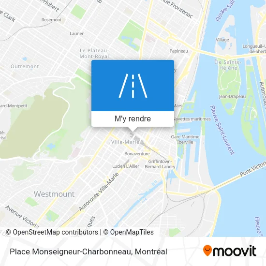 Place Monseigneur-Charbonneau plan