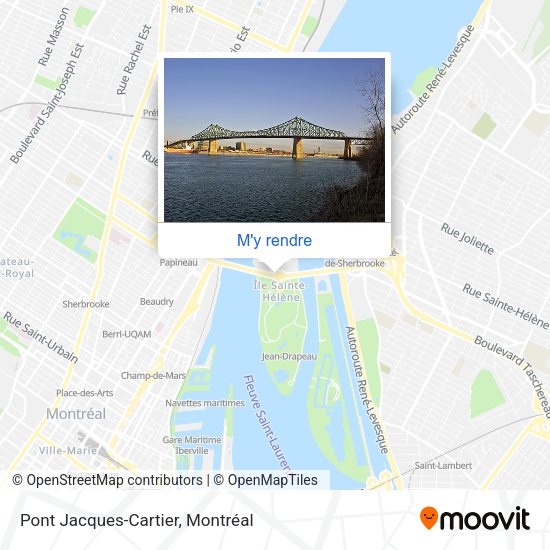 Pont Jacques-Cartier plan