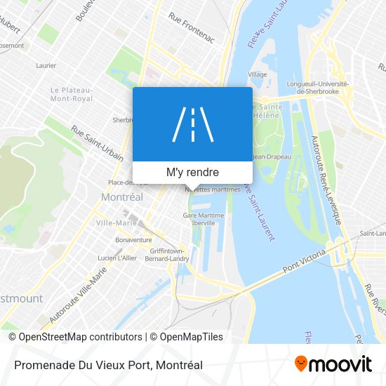 Promenade Du Vieux Port plan