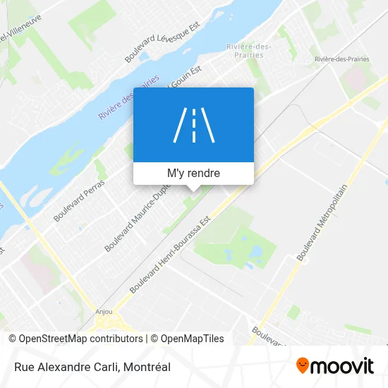 Rue Alexandre Carli plan