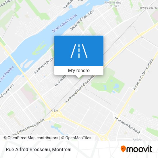 Rue Alfred Brosseau plan
