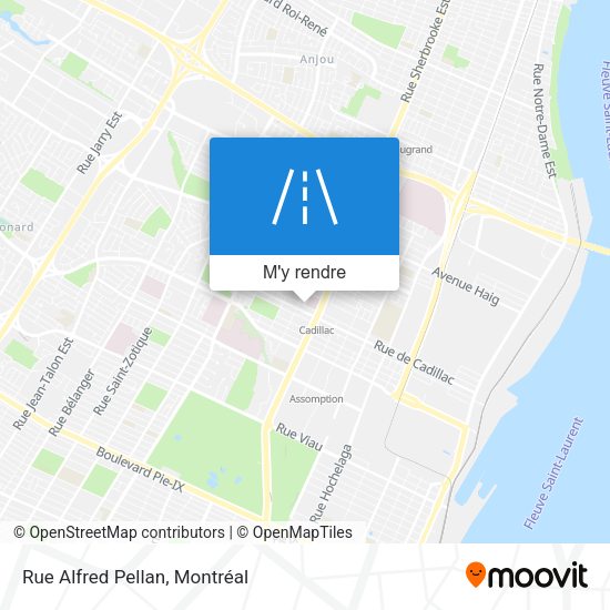Rue Alfred Pellan plan