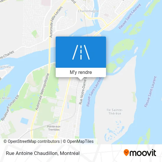 Rue Antoine Chaudillon plan