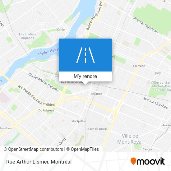Rue Arthur Lismer plan