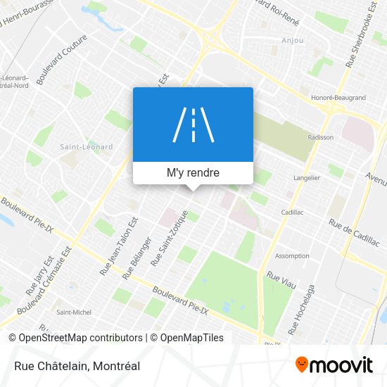 Rue Châtelain plan
