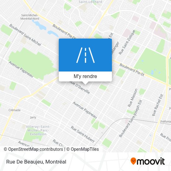 Rue De Beaujeu plan