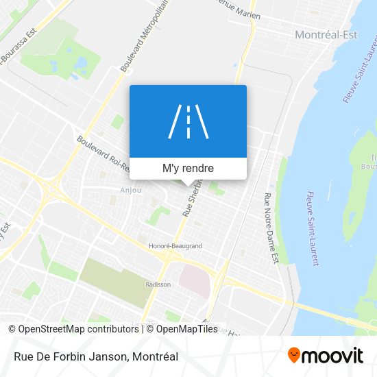 Rue De Forbin Janson plan