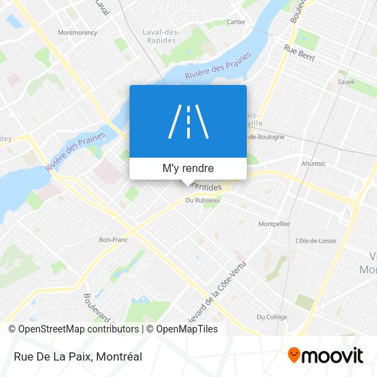 Rue De La Paix plan