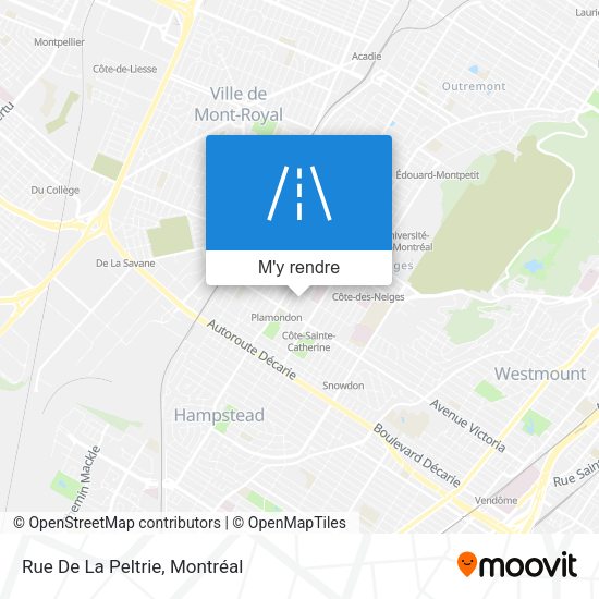 Rue De La Peltrie plan