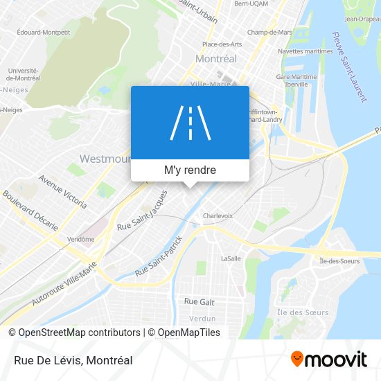 Rue De Lévis plan