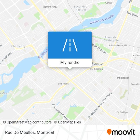 Rue De Meulles plan