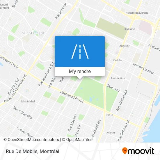 Rue De Mobile plan