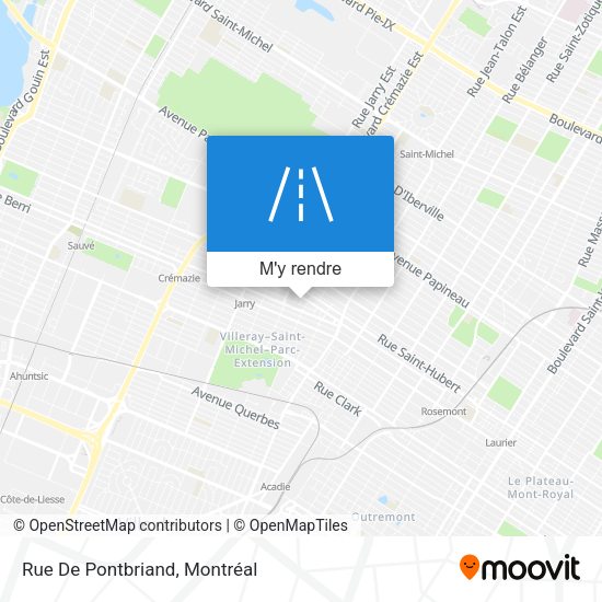 Rue De Pontbriand plan