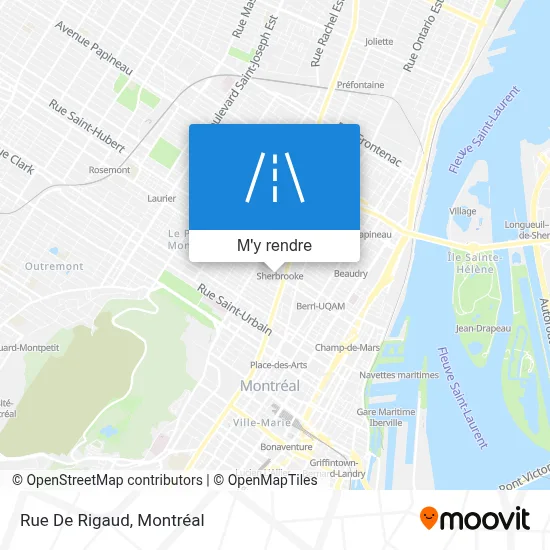 Rue De Rigaud plan