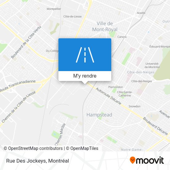 Rue Des Jockeys plan