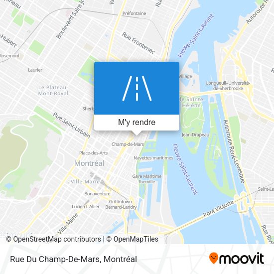 Rue Du Champ-De-Mars plan
