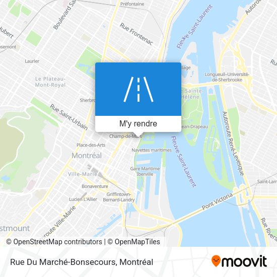 Rue Du Marché-Bonsecours plan