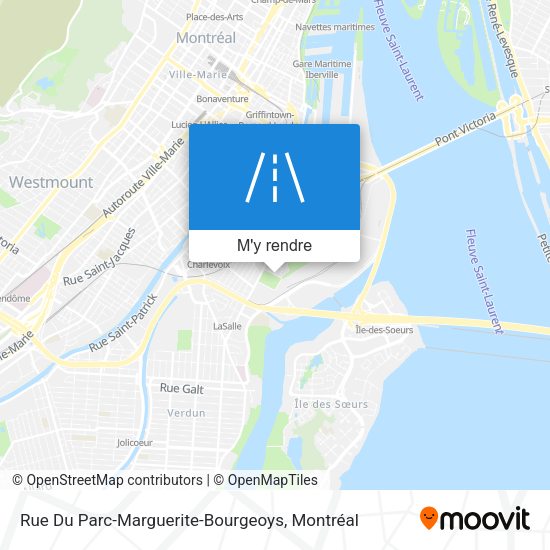 Rue Du Parc-Marguerite-Bourgeoys plan