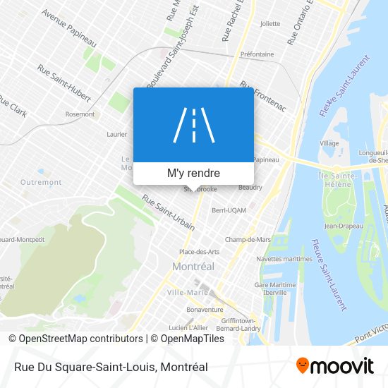 Rue Du Square-Saint-Louis plan