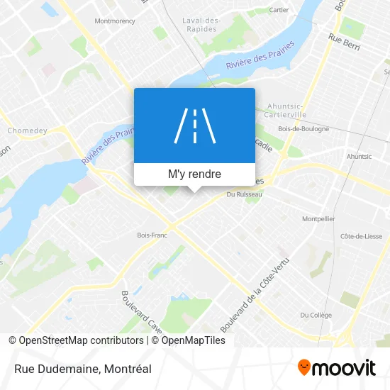 Rue Dudemaine plan