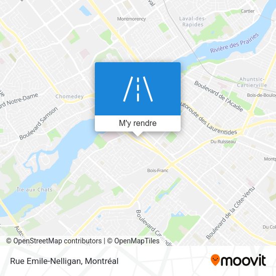 Rue Emile-Nelligan plan