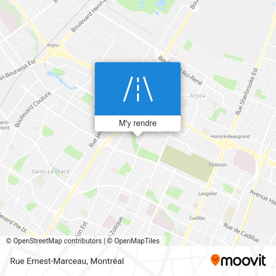 Rue Ernest-Marceau plan