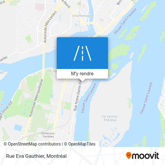 Rue Eva Gauthier plan