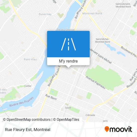 Rue Fleury Est plan