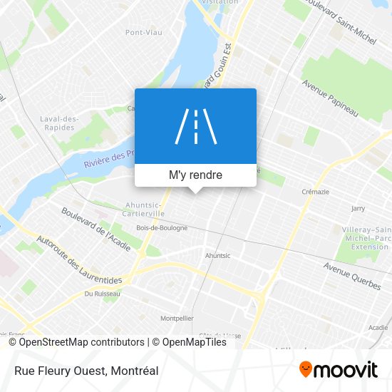 Rue Fleury Ouest plan