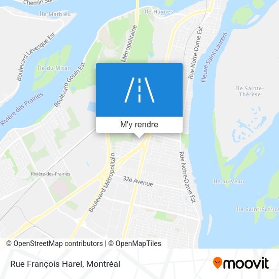 Rue François Harel plan