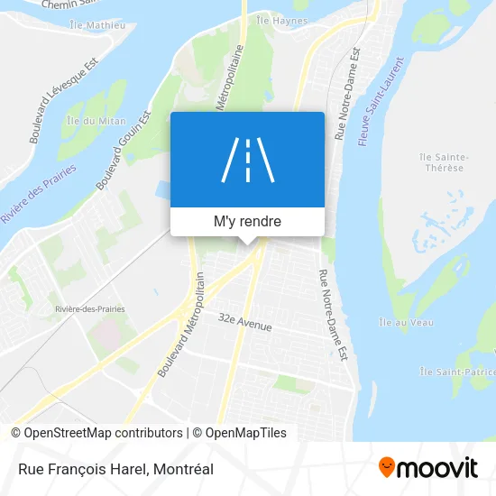 Rue François Harel plan