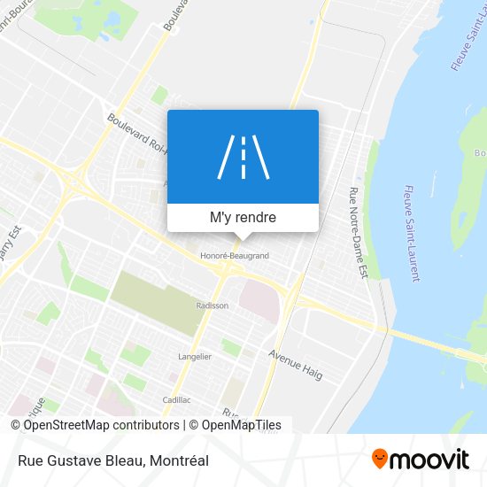 Rue Gustave Bleau plan