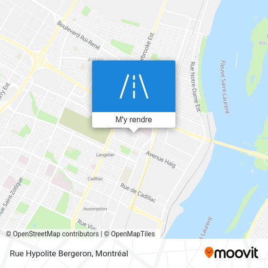 Rue Hypolite Bergeron plan