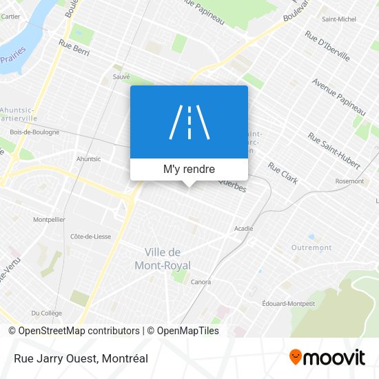 Rue Jarry Ouest plan