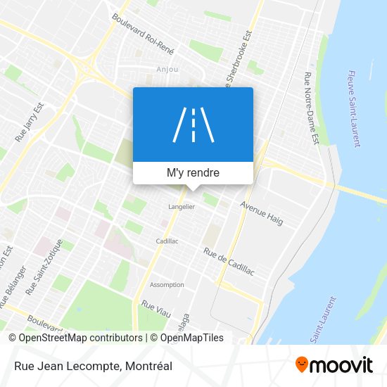 Rue Jean Lecompte plan