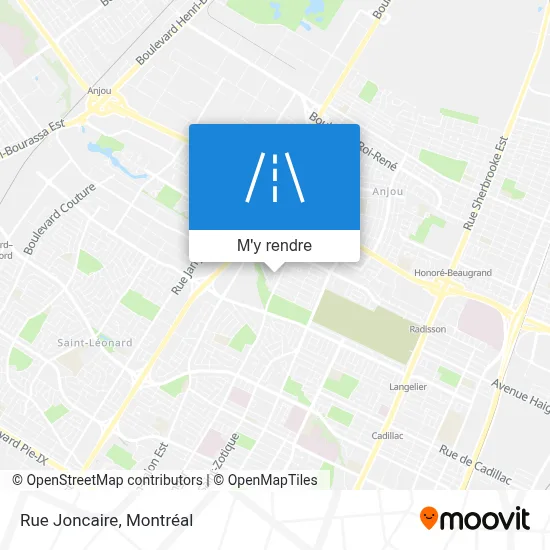 Rue Joncaire plan
