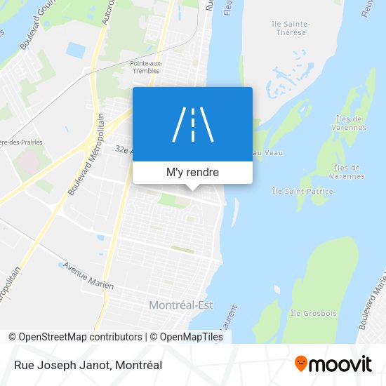 Rue Joseph Janot plan