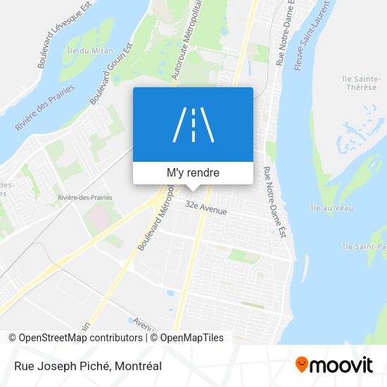 Rue Joseph Piché plan