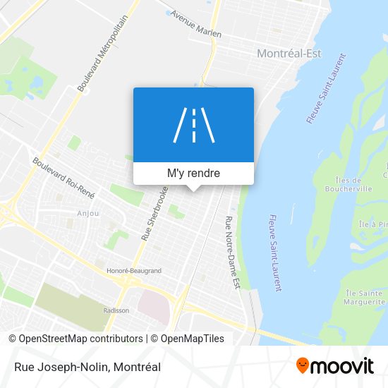 Rue Joseph-Nolin plan