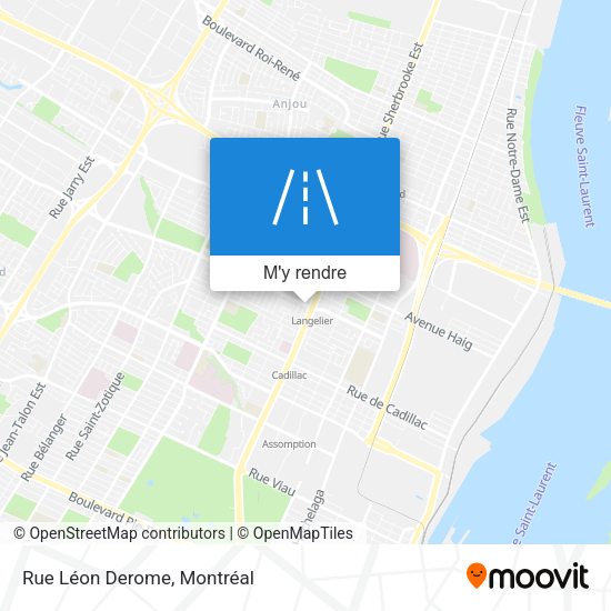 Rue Léon Derome plan