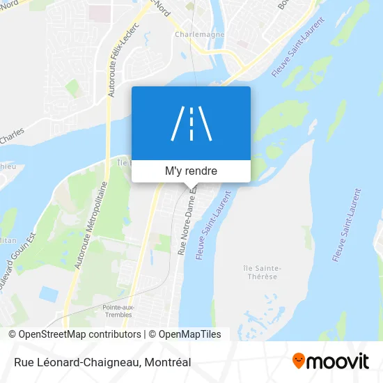 Rue Léonard-Chaigneau plan