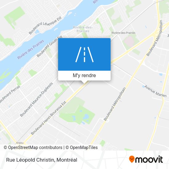 Rue Léopold Christin plan