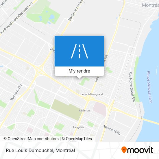 Rue Louis Dumouchel plan