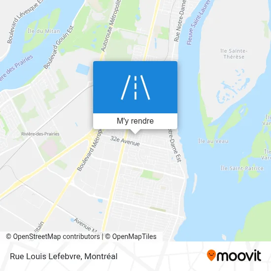 Rue Louis Lefebvre plan