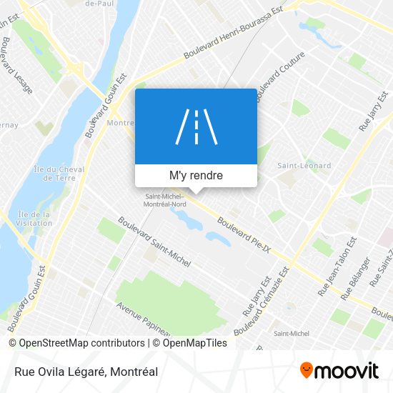 Rue Ovila Légaré plan