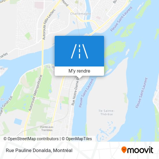 Rue Pauline Donalda plan