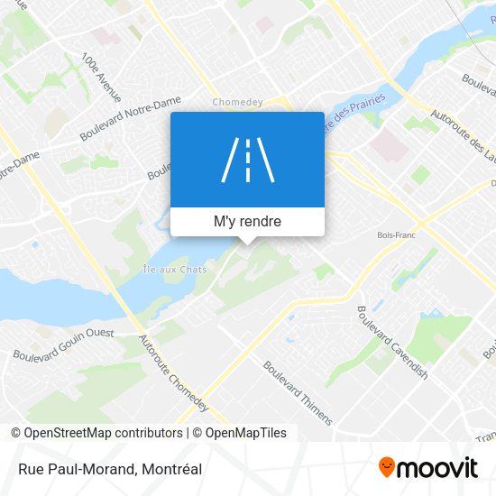 Rue Paul-Morand plan